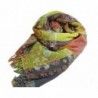 Ullskjerf, Orange/lilla/grønn