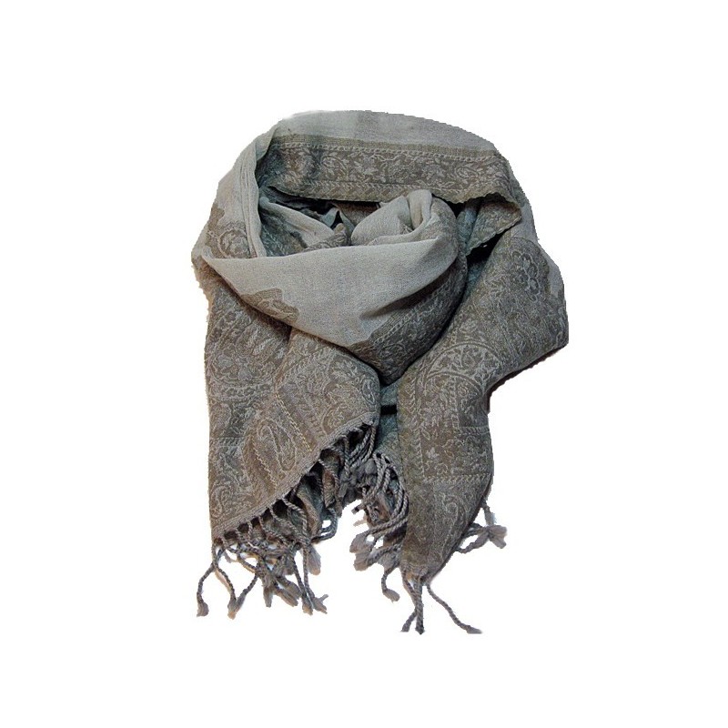 Ullskjerf, Brun/brunbeige