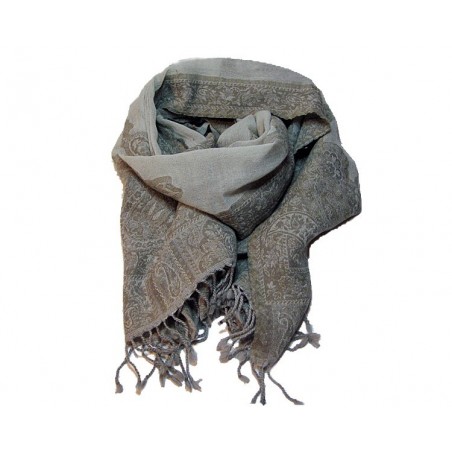 Ullskjerf, Brun/brunbeige