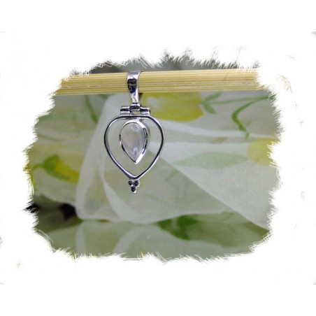 Anheng, Lite sølvhjerte m/rosekvarts