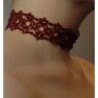 Choker dyp rød