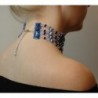 Choker statement blå/bred